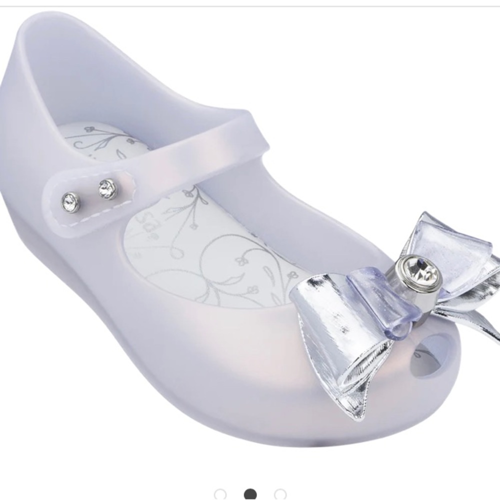 Mini Melissa Ultragirl Special Swarovski Pearly White Size 7